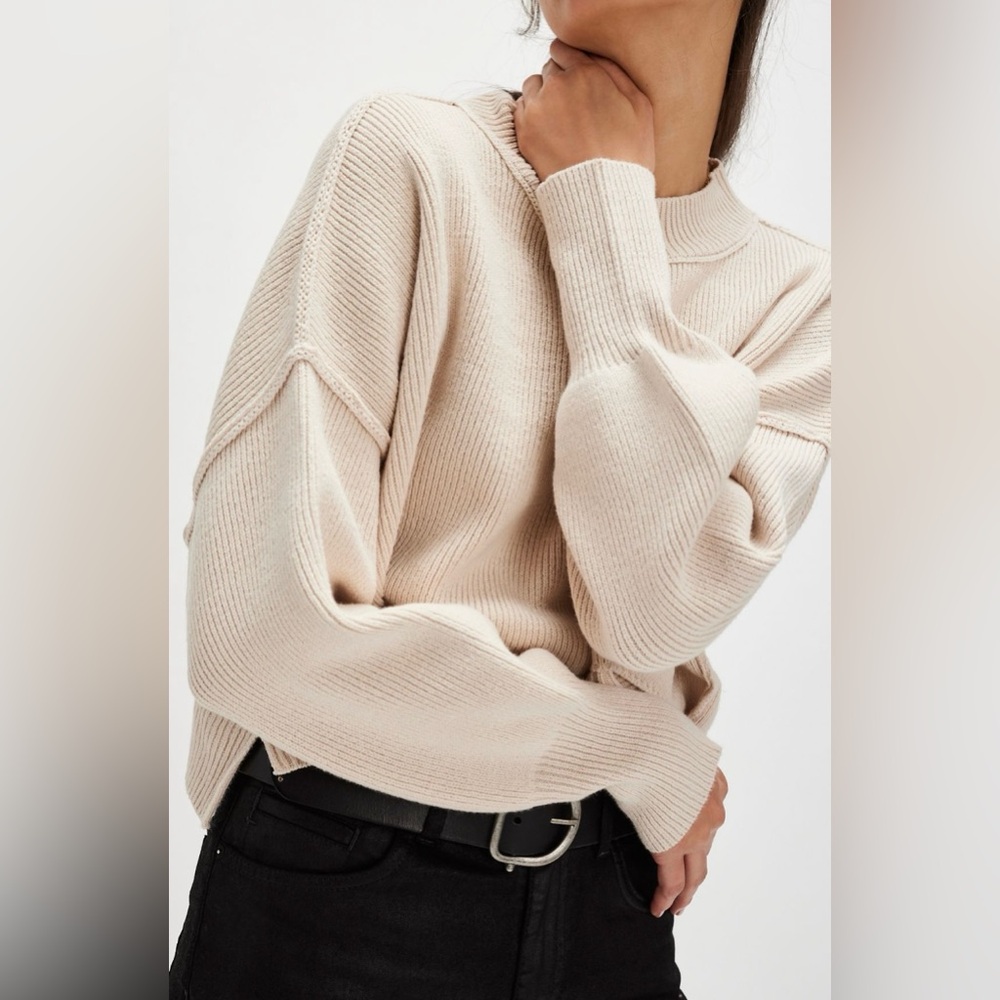Free People Easy Street Crop Pullover